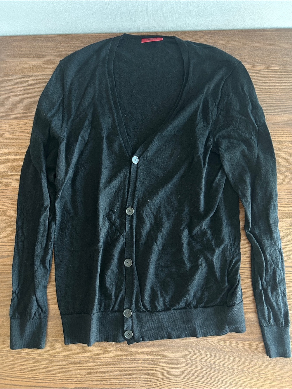 Hugo Boss Black V-Neck Button Cardigan